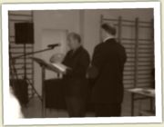 (5/85): Burmistrz Redy p. Stanisaw Wicki i dyrektor Zespou Szk nr 2 p. Jan Skrobul.